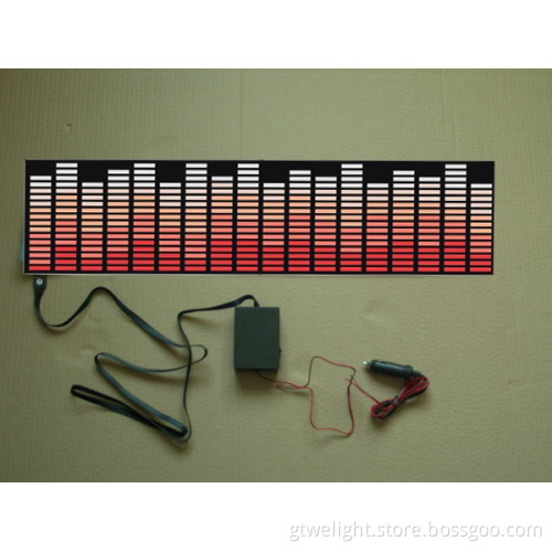Equalizer Car Sticker Red White (70X16CM)